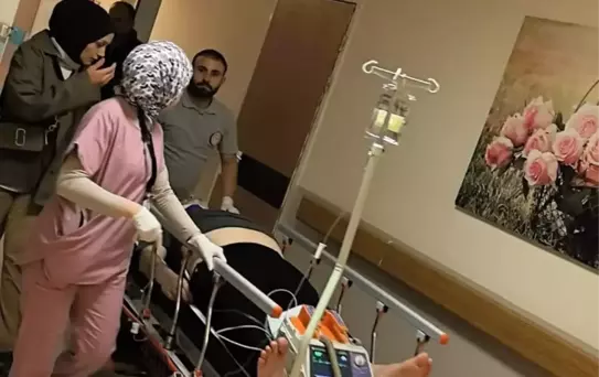 İnegöl'de Merdivenden Düşen Adam Ağır Yaralandı