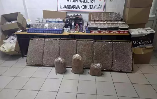 Didim'de 1.4 Milyon TL'lik Kaçak Sigara Ele Geçirildi
