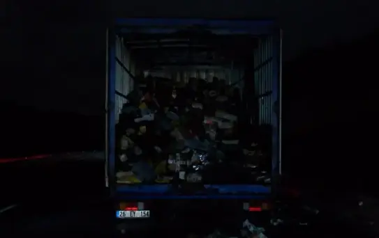 Kuzey Marmara Otoyolu'nda Kamyon Yangını