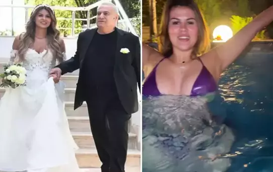 Sosyal medyayı yaktı geçti! Mali'nin eşinden cesur 'havuz keyfi'