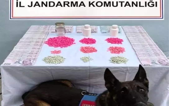 Denizli'de Uyuşturucu Operasyonu: 2 Bin Extacy Hap Ele Geçirildi