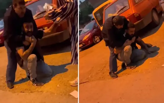 Ev sahibine yakalanan hırsız böyle yalvardı