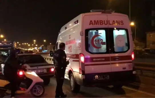 Kavak'ta Motosiklet Kazası: 1 Yaralı