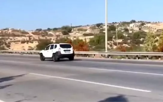 Mersin'de Geri Giden Sürücüye Ceza