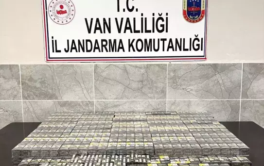 Van'da 3 Bin 75 Paket Kaçak Sigara Ele Geçirildi