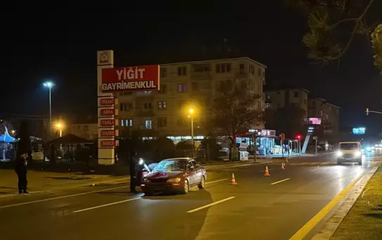 Çubuk'ta Yaya Kazası