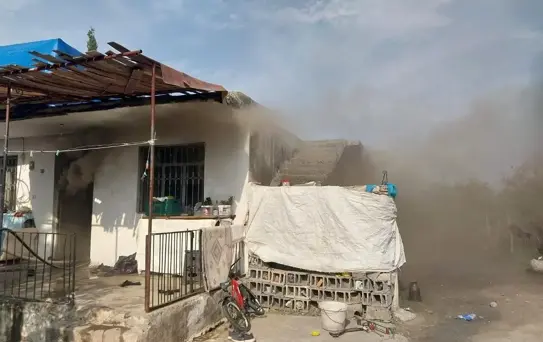 Hatay'da Müstakil Evde Yangın