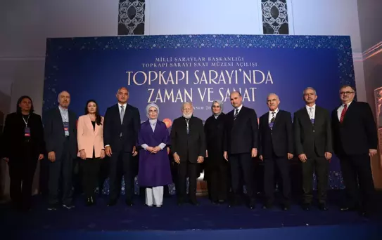 Emine Erdoğan, Topkapı Sarayı Saat Müzesi'nin açılışına katıldı
