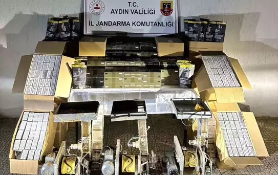 Aydın'da Kaçak Sigara Operasyonu