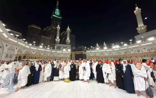 Gaziantep'te 41 Yıllık Çiftler Umre Ziyaretini Tamamladı