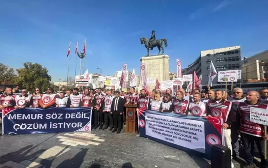 Memurlar Zor Yaşam Şartlarına Dikkat Çekti