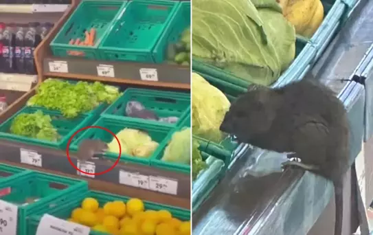 3 harfli market zincirinde skandal görüntü