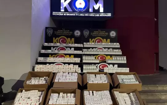 Adana'da 107 Bin Kaçak İlaç Ele Geçirildi