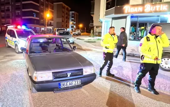 Aksaray'da Drift Yapan Sürücü Kaçtı