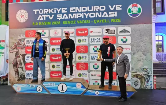 Rize'de Enduro ve ATV Şampiyonası Heyecanı