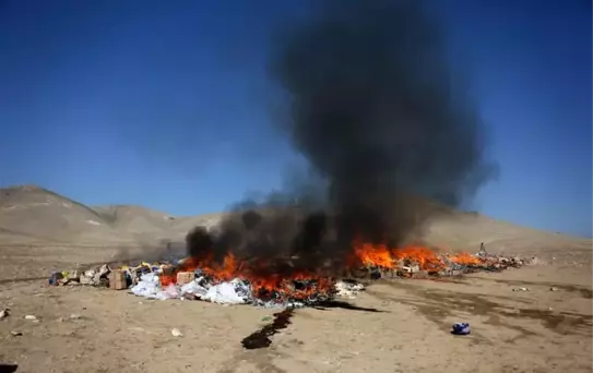 Afganistan'da 220 Ton Uyuşturucu İmha Edildi