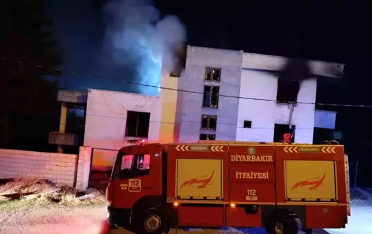 Silvan'da Boş Ev Yangını