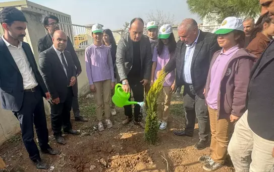 Araban'da Milli Ağaçlandırma Günü dolayısıyla fidan dikimi yapıldı