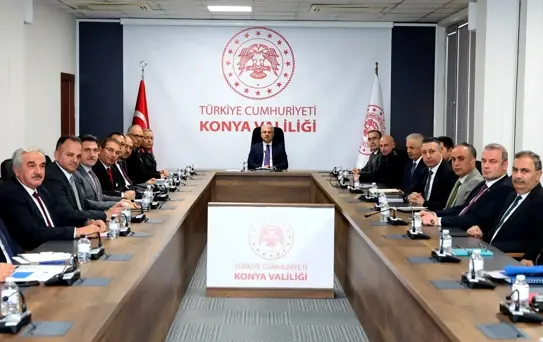 Konya'da Kış Tedbirleri Toplantısı