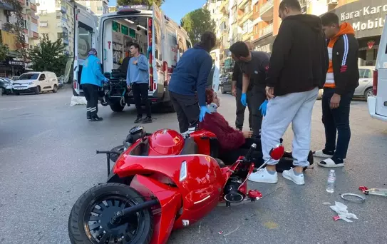 Nazilli'de Motosiklet-Minibüs Kazası