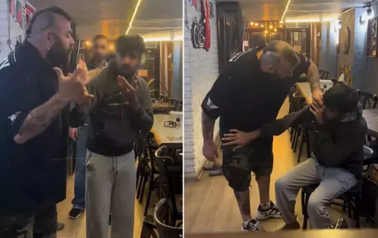 Beyoğlu'nda oyuncu Bahadır Ünlü hırsızlık yaptığı iddiasıyla çalışanını beyzbol sopasıyla darbetti