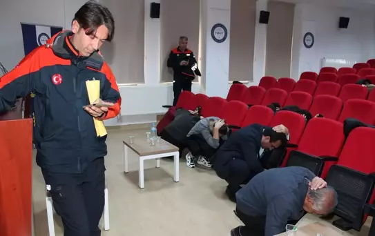 Nuh Naci Yazgan Üniversitesi'nde Tatbikat