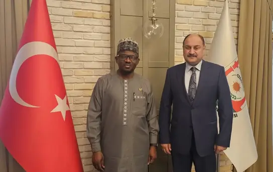 Gana Büyükelçisi Nasiruddin, Şanlıurfa Büyükşehir Belediye Başkanı Gülpınar'ı ziyaret etti