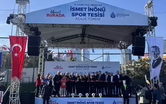 İBB'nin yenilediği Beşiktaş İsmet İnönü Spor Tesisi törenle açıldı
