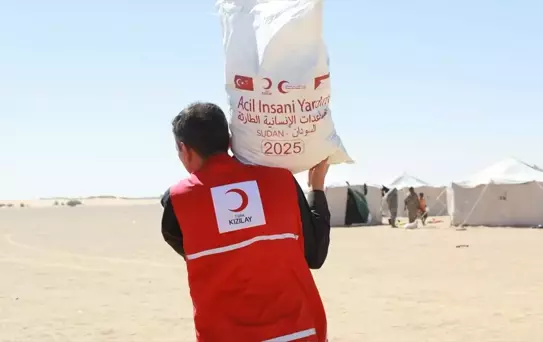 Türk Kızılay Sudan'a Gıda Yardımı Gönderdi