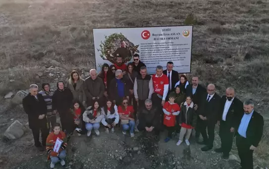 Şehit Gönüllüler İçin Hatıra Ormanları Oluşturuldu