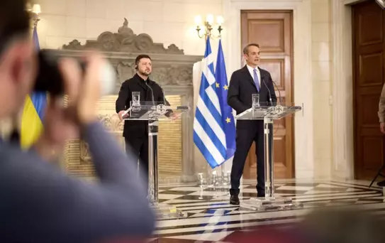 Zelenskiy, Yunanistan'a Resmi Ziyaret Gerçekleştirdi