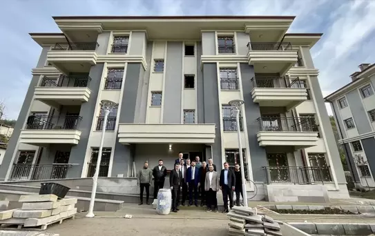 Karabük'te afet konutlarının inşaatı sürüyor