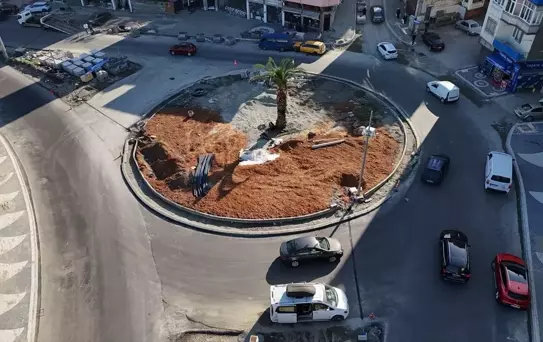 Trabzon'da Esentepe Kavşağı'nın yapım çalışmaları devam ediyor