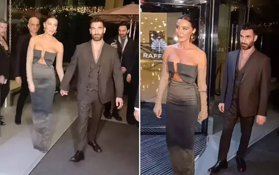 Sıla'nın iddialı elbisesi ve yürüyüşü lansmana damga vurdu