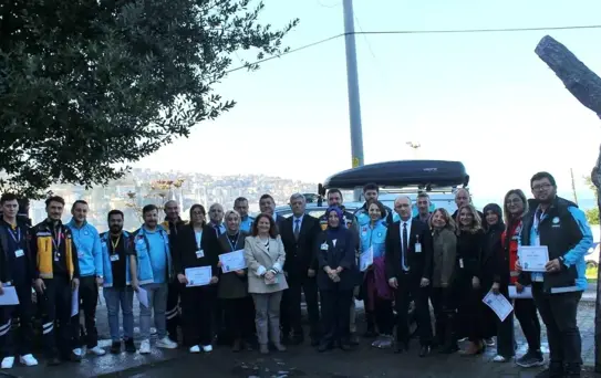 Zonguldak'ta UMKE Tatbikatına Katılan Sağlık Personeline Teşekkür Belgesi