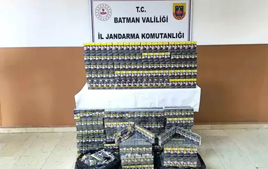 Batman'da 13 Bin Paket Kaçak Sigara Ele Geçirildi