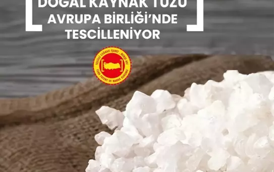 Delice Doğal Kaynak Tuzu AB Tescilinde