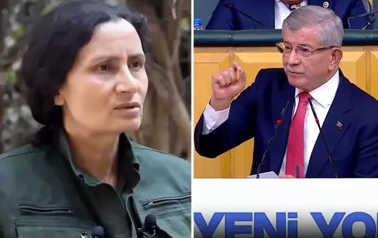 Davutoğlu, tehditler savuran Bese Hozat'a 2013 yılını hatırlattı