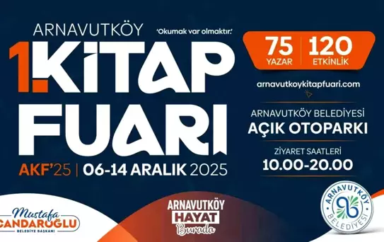 İstanbul'un en kapsamlı kitap fuarı Arnavutköy'de başlıyor