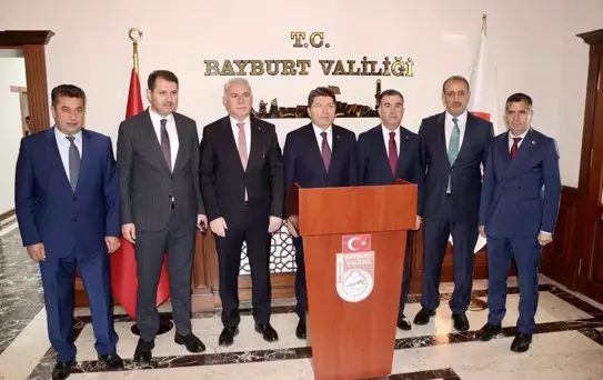 Adalet Bakanı Tunç, Bayburt'ta konuştu Açıklaması