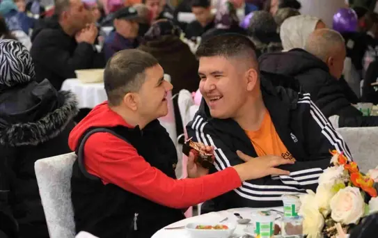 Bolu'da özel bireyler unutulmadı