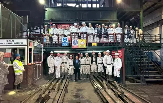 Bakan Yardımcılarından Zonguldak'a Madenciler Günü Ziyareti