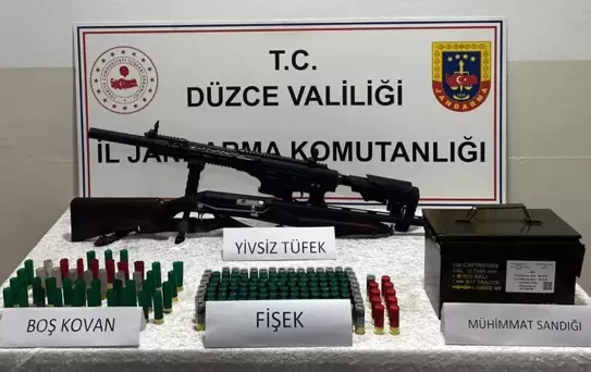 Düzce'de Havaya Ateş Eden 2 Kişi Yakalandı