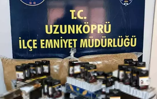 Edirne'de Kaçak Tütün Operasyonu