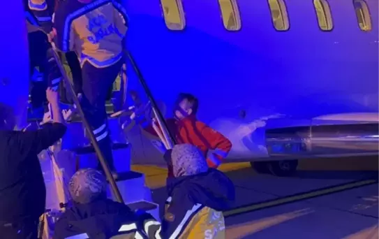 Bebek Ankara'ya Uçakla Sevk Edildi