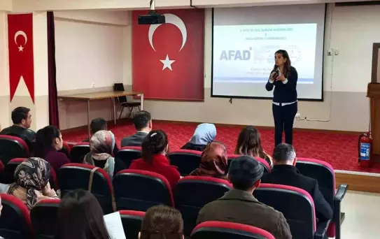 Tunceli'de Afet Bilinci Eğitimi Devam Ediyor