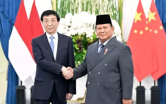 Wang Huning Endonezya'da Resmi Ziyaret Gerçekleştirdi