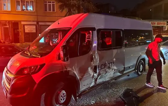 Ataşehir'de Motosiklet Kazası