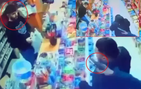 Babasının gözü önünde oğlunu vurdu! Kan donduran anlar kamerada