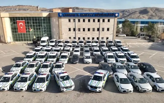 Çankırı'ya 57 Yeni Emniyet Aracı Tahsis Edildi